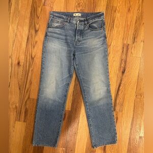 Madewell Women's Straight Leg Jeans in Light Blue